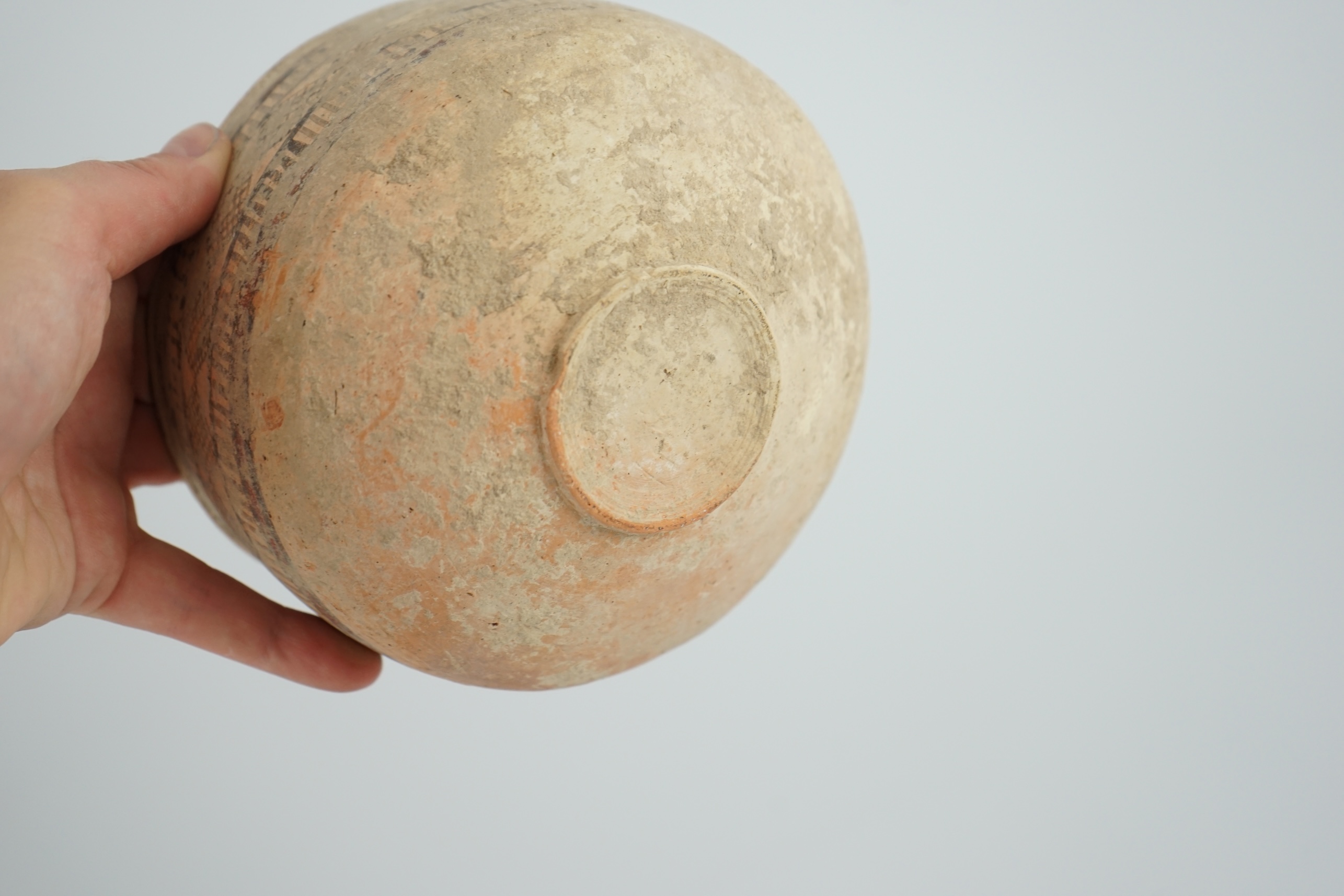 Three Indus Valley pottery bowls, 3rd-2nd millennium BC